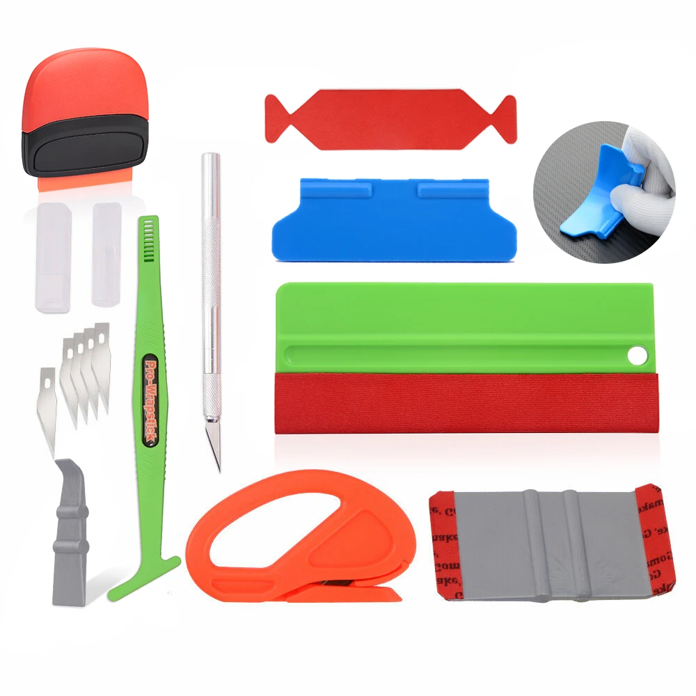 

Набор из скребковый инструмент магнитов для автомобильной пленки EHDIS, мягкая бритва, скребок для удаления тонировки окон автомобиля, виниловый резак, набор инструментов для очистки