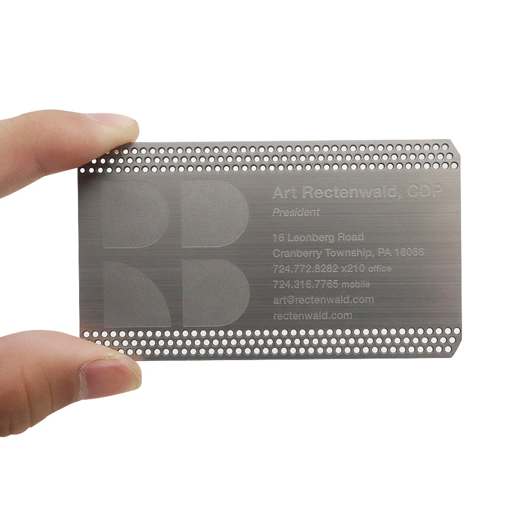 Custom Steel Business Card Metal Vip Member Card