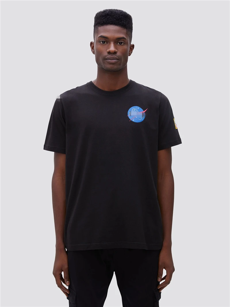 Высококачественная футболка унисекс с принтом космической миссии Apollo рубашки