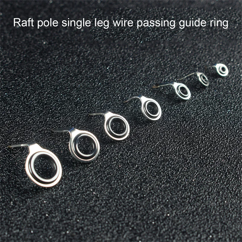 

1.5/2/2.5/3.5/4.5/5.5/6.5mm Size Fishing Rod Guide Rail Stainless Steel Pointed Ring Round Rod Repair Tool Fishing Accessories