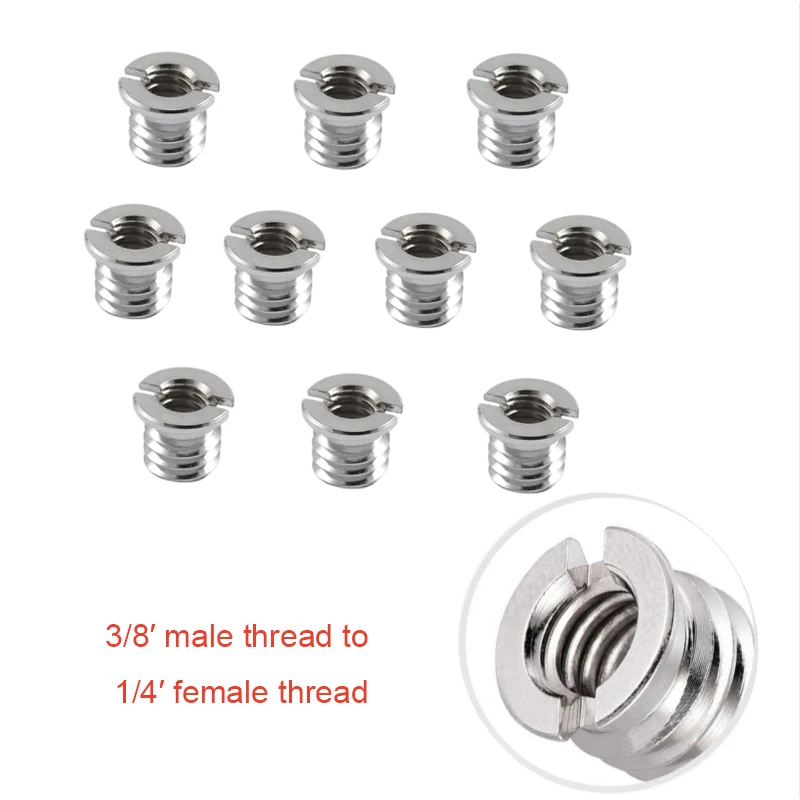 

Винтовой Адаптер для штатива, 10 шт., 1/4-3/8 дюйма