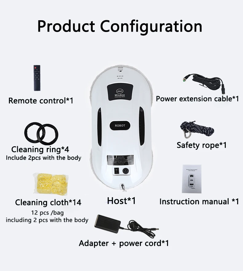 Робот-пылесос для мытья окон с функциями мытье очистка стекол Электрический