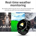 Смарт-часы LIGE мужские водонепроницаемые с сенсорным экраном и Bluetooth