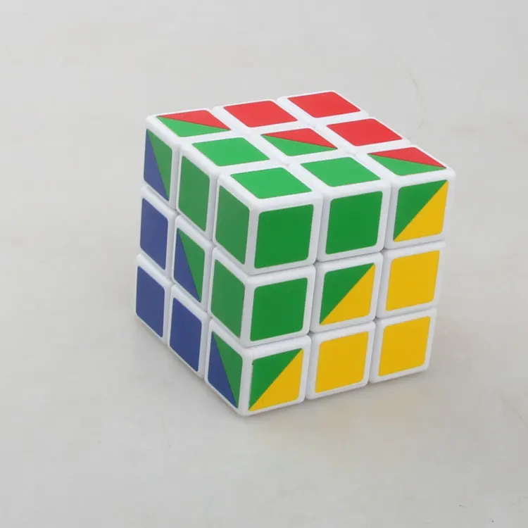 X-cube-cubo superdif&iacute;cil de cuatro colores, cubo blanco de tercer orden, Cubo de alta dificultad, patr&oacute;n especial, Cubo de tercer orden-3
