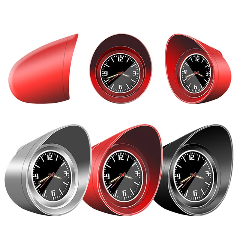 

Car Dashboard Ornament Clock Auto Quartz Watch Interior Decoration For Smart 451 453 fortwo forfour Automobiles Car Accessories