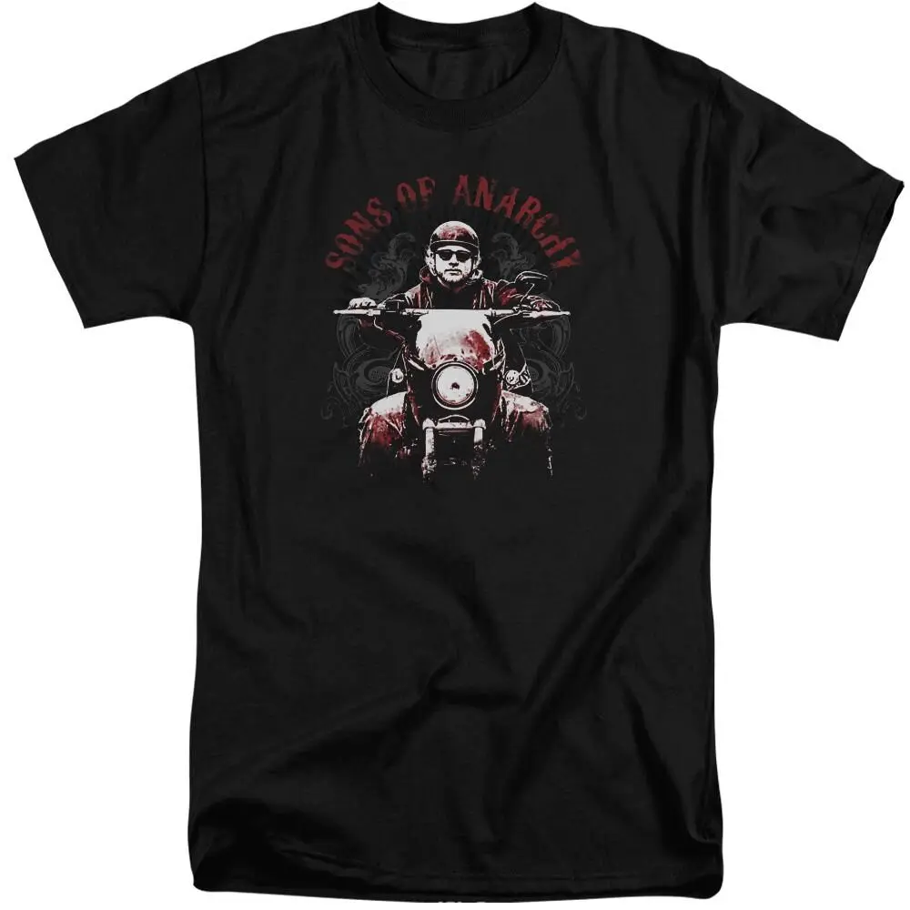 

Ездить. Модная Классическая футболка TV Sons of Anarchy. Летняя Хлопковая мужская футболка с коротким рукавом и круглым вырезом, новая S-3XL