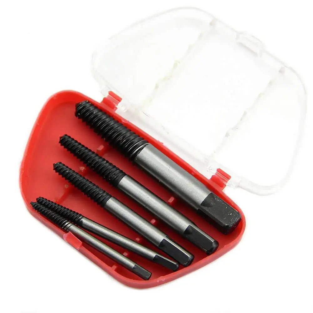 

3-19mm5pc set Damaged Screw Stud Bolt Extractor Remover Drill Bit Tool Set Size