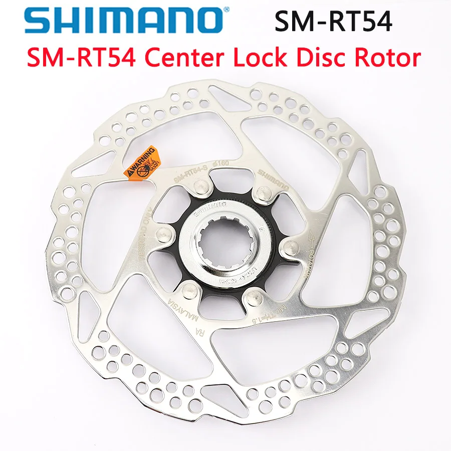 Shimano Deore SM RT54 160 мм центральный замок дисковый тормоз ротор горный велосипед запчасти для велосипеда Shimano подлинные товары RT54 коробка