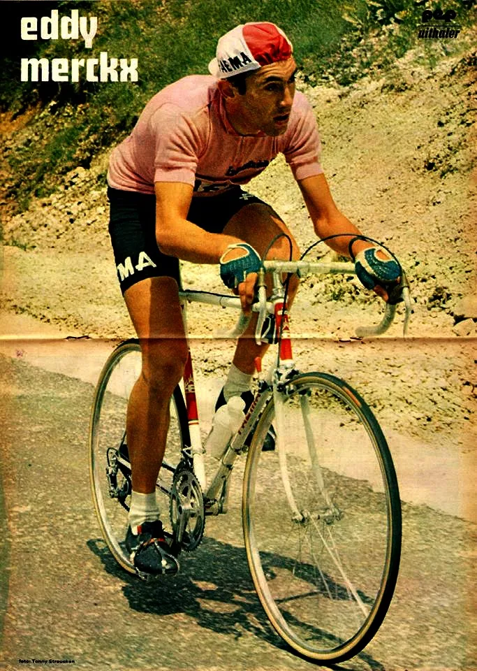 Цикл езда плакат фото 2014 Большой EDDY MERCKX интервью классический холст картины