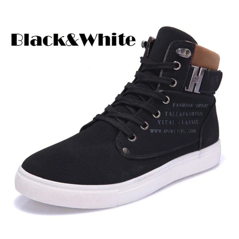 

men's casual shoes winter fashion zapatillas hombre Man's Fashion Denim Canvas Shoes High-Top Sneakers Breathable Male Footwear