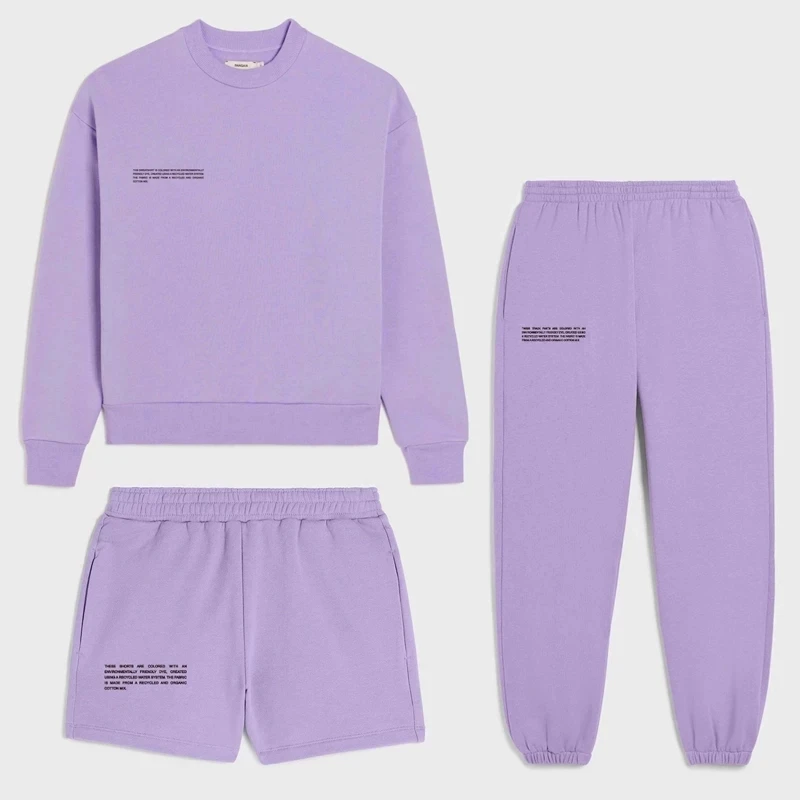 

Autumn Spring Fashion Outfits for Women Tracksuit Sweatshirt Sweatpants and Shorts Casual Sports Sweatsuits Loose fit Female
