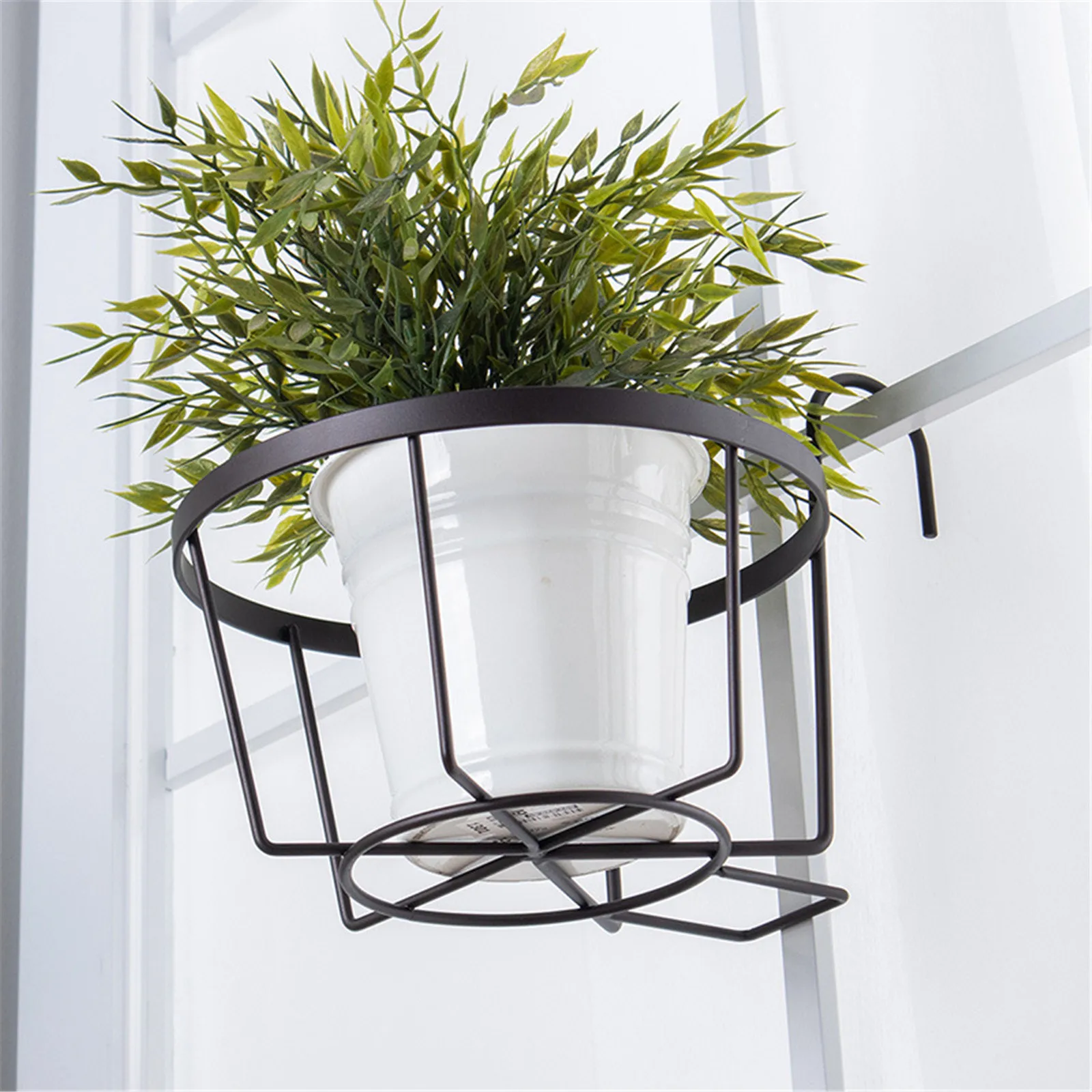 Большой балкон подвесные стеллажи для растений круглый цветочный горшок