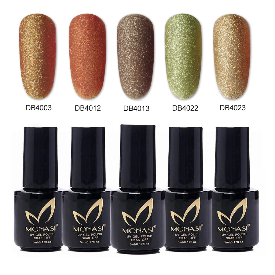 Матовый УФ лак MONASI для ногтей блестящий Блестящий цветной матовый верхнее
