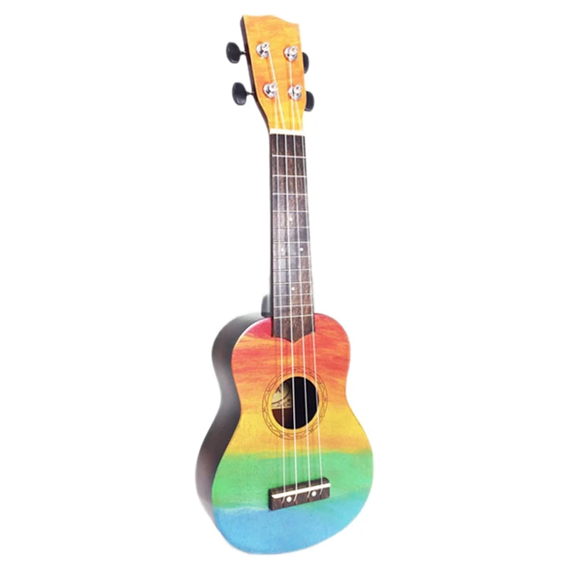 

21 дюймов миниатюрная гитара укулеле-сопрано фирмы небольшая картина с гитарой Гавайи Концерт Гавайская гитара для стартер для гитары