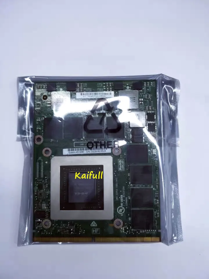 Абсолютно Новый K5100M K5100 GDDR5 8 Гб видеокарта Vedio N15E-Q5-A2 с x-кронштейном для Dell M6700 M6800 HP