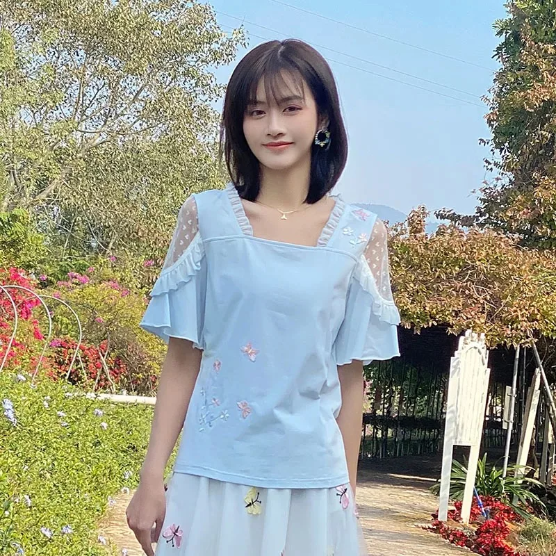 

Fashion Logo yellow Printing T Shirts Women's Short Sleeve Fashion 100% cotton Female T-Shirts