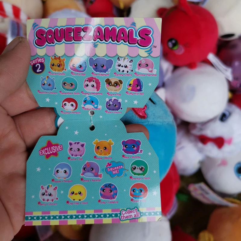 5 шт. оригинальные новые сжимаемые маленькие Редкие Симпатичные плюшевые