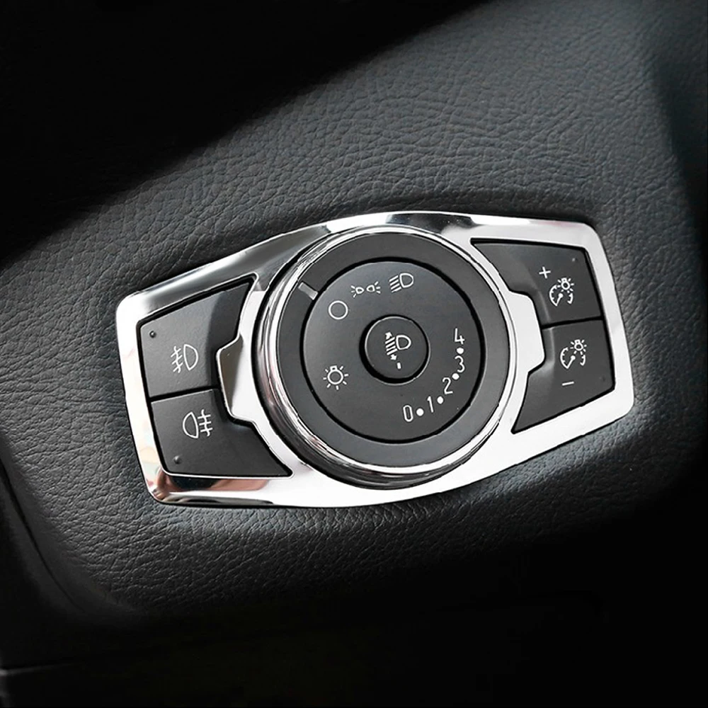 Автомобильный Стайлинг выключатель фар декоративный Цехин наклейки для Ford Focus 3