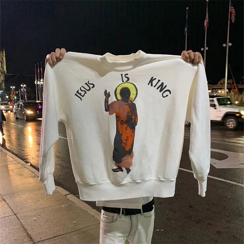 Kanye West Jesus Is King Chicago Лимитированная серия свитеров мужские и женские худи лучшего