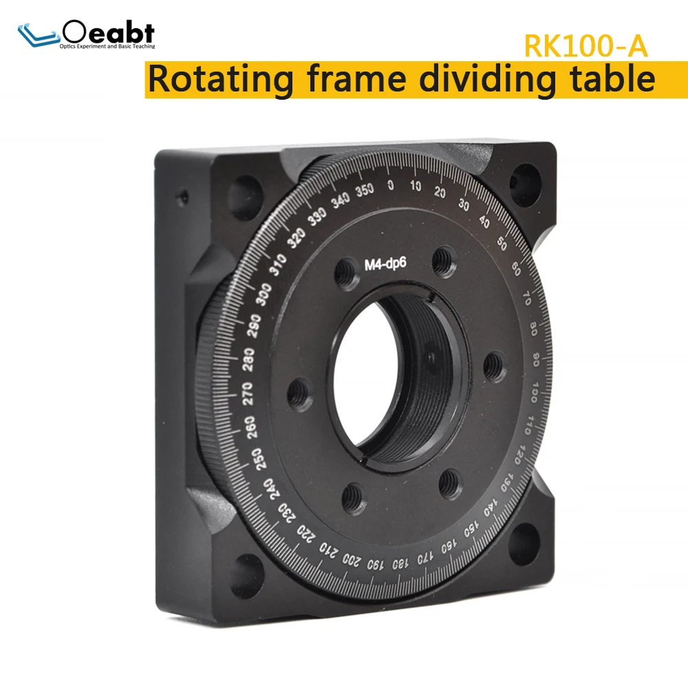 Oeabt RK100-A Rotating Frame 360 Degree Indexing Table Polarizer Wave Plate Optical Laboratory Lens Holder Platform enlarge