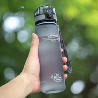 hot sports water bottle 500ml 1000ml protein shaker outdoor travel portable leakproof drinkware plastic my drink bottle bpa free
