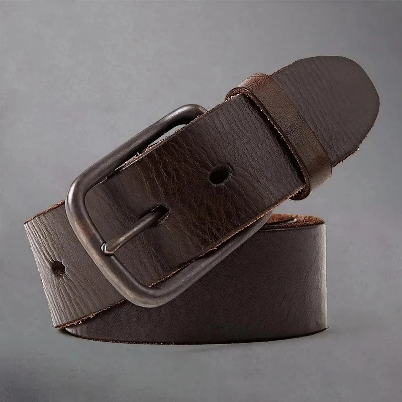 

Ремень мужской, из воловьей кожи, с пряжкой, универсальный, 2020