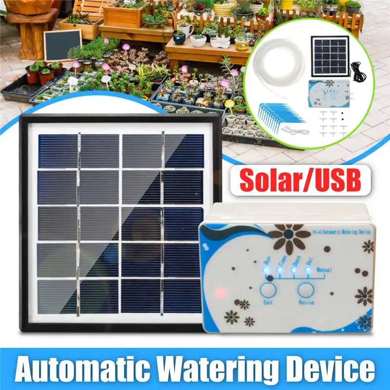 

Solar Energy Charging Intelligent Automatic Watering Device Watering Device Succulents plant Drip Irrigation Tool Water Pump
