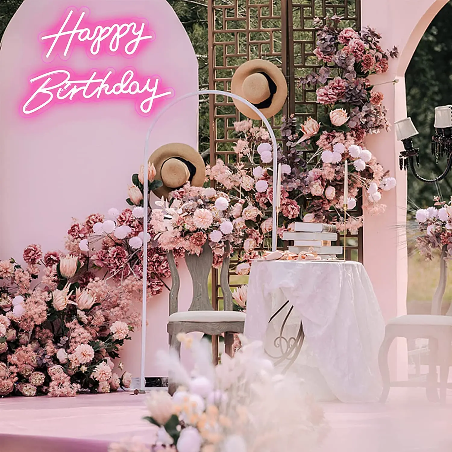 Неоновая вывеска на день рождения для украшения стен светодиодный неоновая