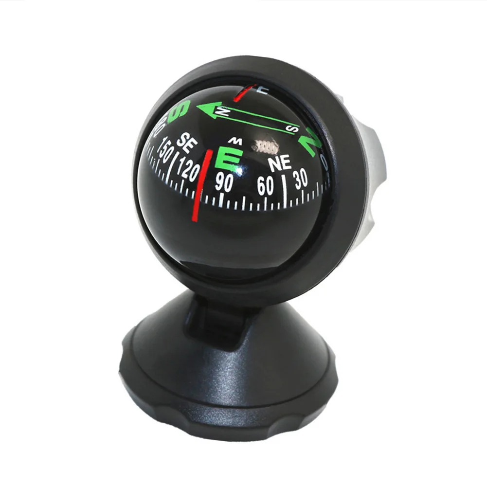 

Truck Compass ball Camping Hiking Mini adjustable Compass Interior Dashboard Accessories
