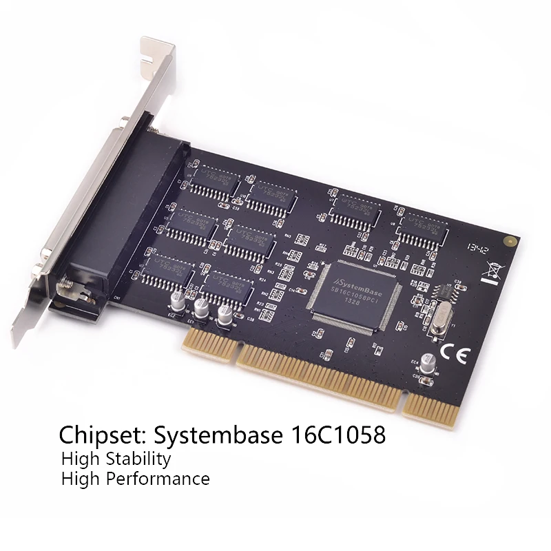 Последовательный адаптер PCI DB9 RS232 8 портов последовательный на RS-232