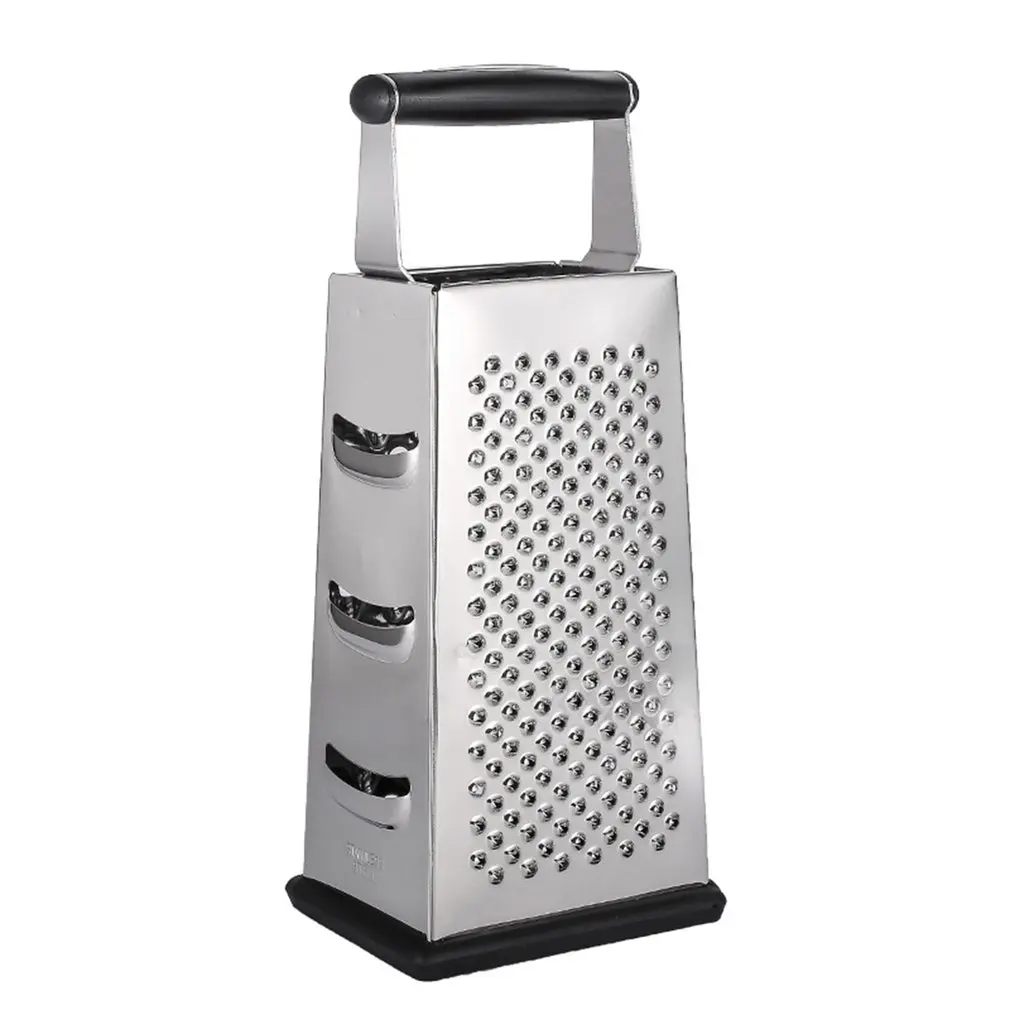

Multifunctional Box Grater Cheese Graters Stainless Steel For Kitchen Graters For Kitchen With 4 Sides Grater Non-Slip Base