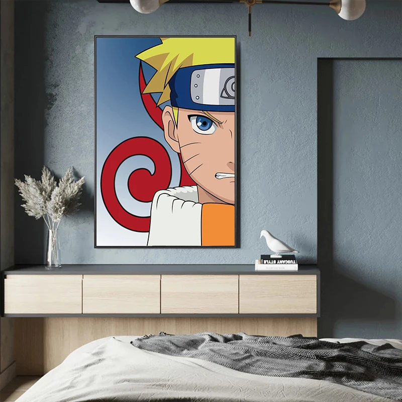 Аниме-Декор Наруто и Итачи Акацуки принты манга холст живопись настенное
