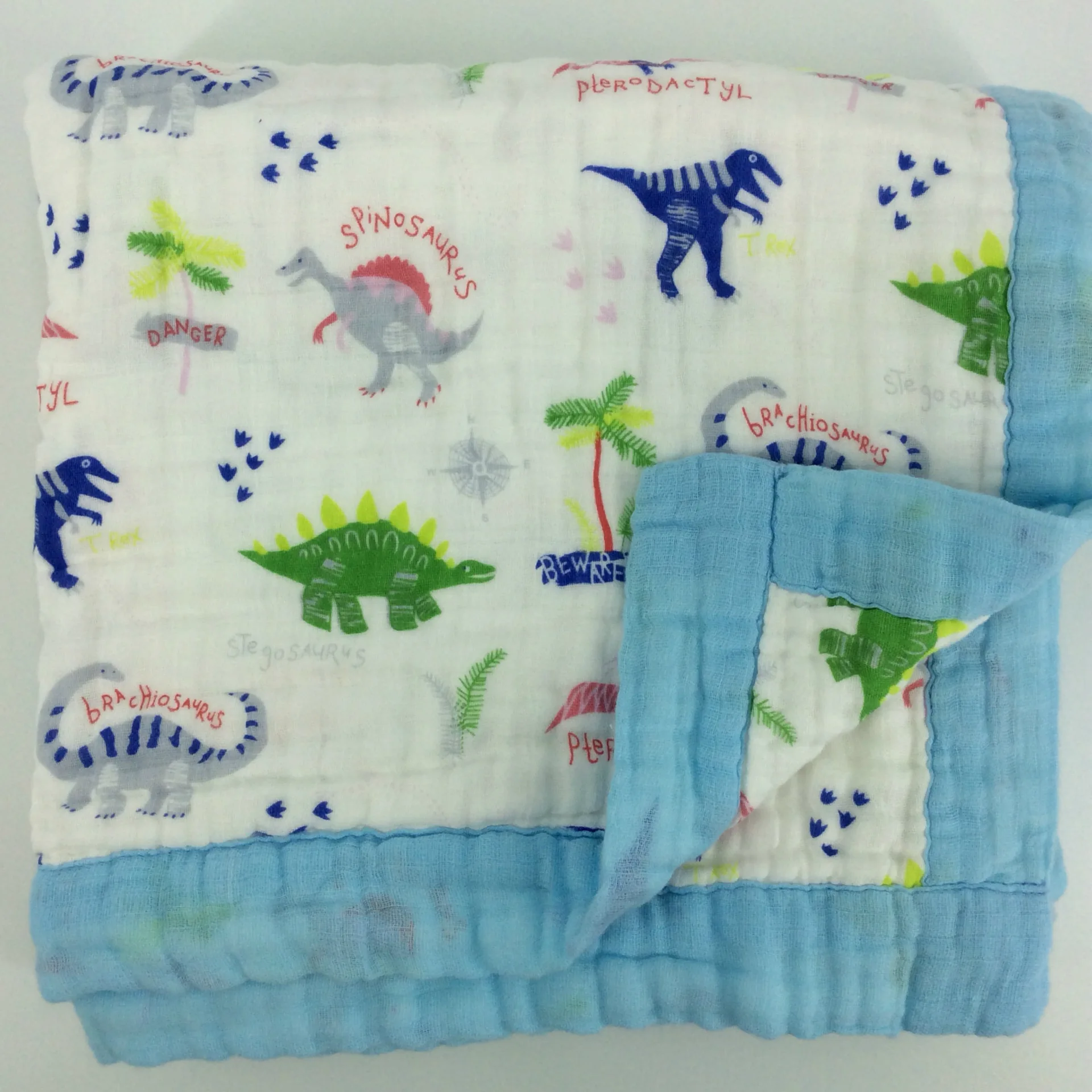 

Popular Non Fluorescent Spring And Summer 8-layer Thickened Super Soft Blanket 8-layer Gauze Muslin Cotton Multifunctional Quilt