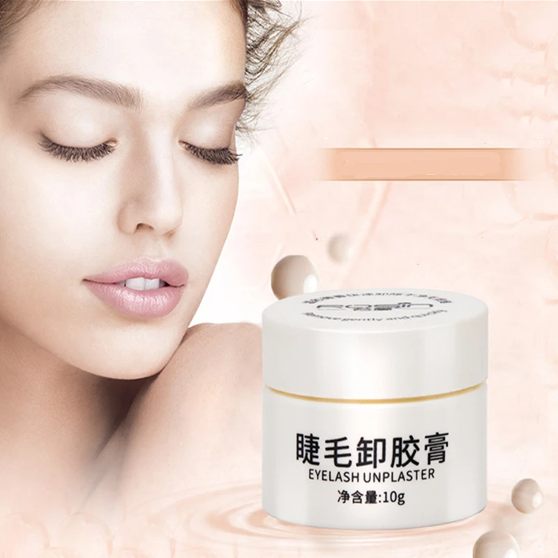 

10g Fast Cleaning False Eyelash Unplaster Eyelash Extension Glue Remover Grafting Adhesive Gel Removing Cream