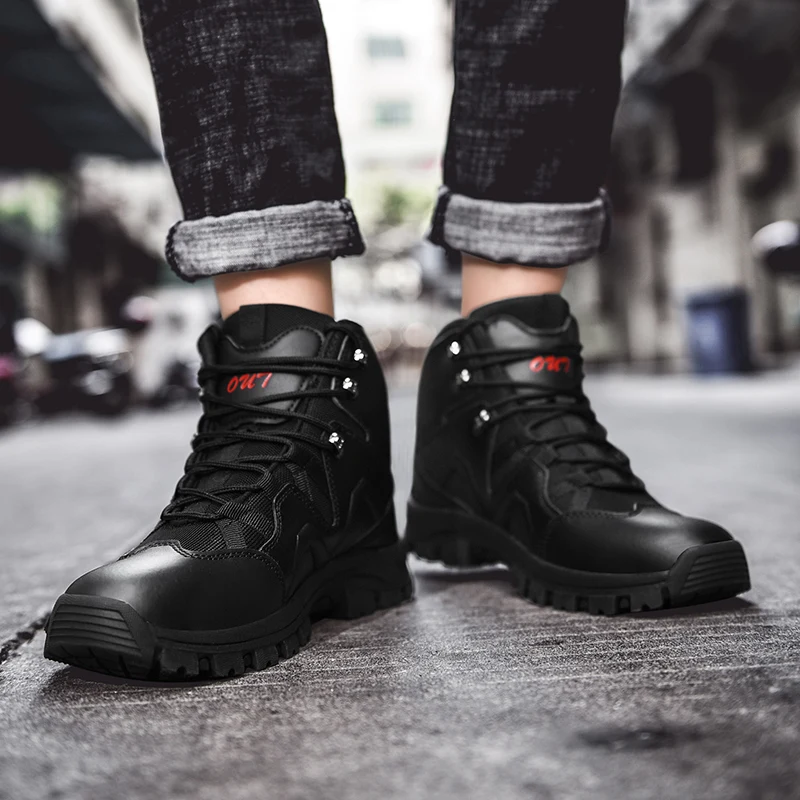Уличная обувь коричневого цвета Спортивная zapatillas Мужская для отдыха черного