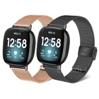 Новый сетчатый ремешок Essidi Миланская петля для часов Fitbit Versa 3, ремешок из нержавеющей стали для замены браслета Fitbit Sense