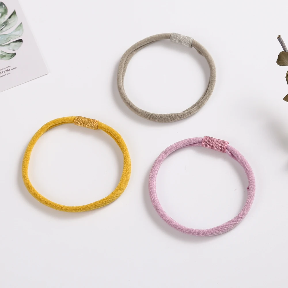 

100Pcs/Lot Nude Baby Headbands Girl Nylon Headband for DIY Hair Accessories Super Soft Non-Marking Elastic Hair Bands Wholesale