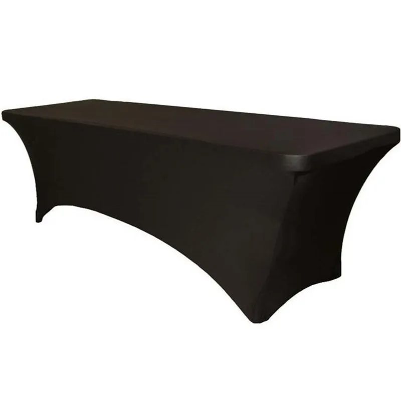 10 шт Прямоугольные стрейч спандекс покрытие стола эластичная лайкра скатерти