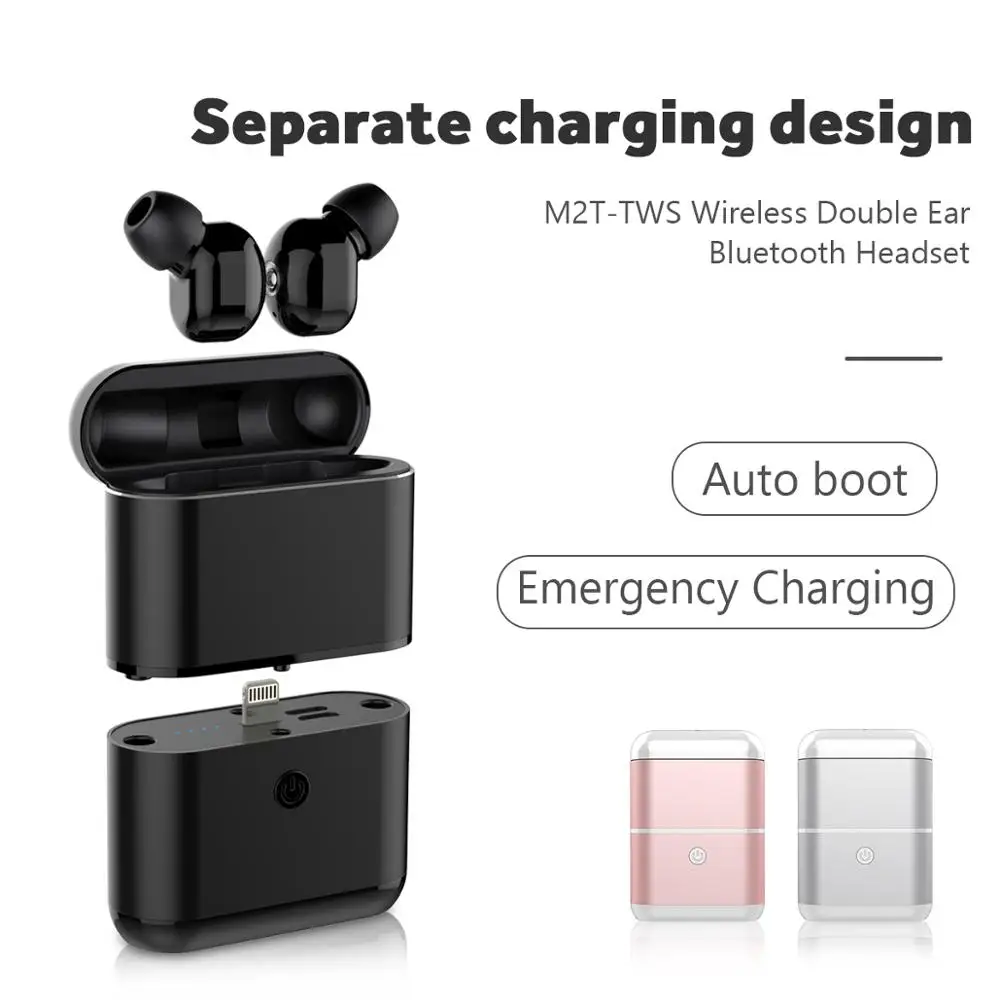 Оригинальные TWS беспроводные наушники Bluetooth 5 0 с отдельной зарядной коробкой