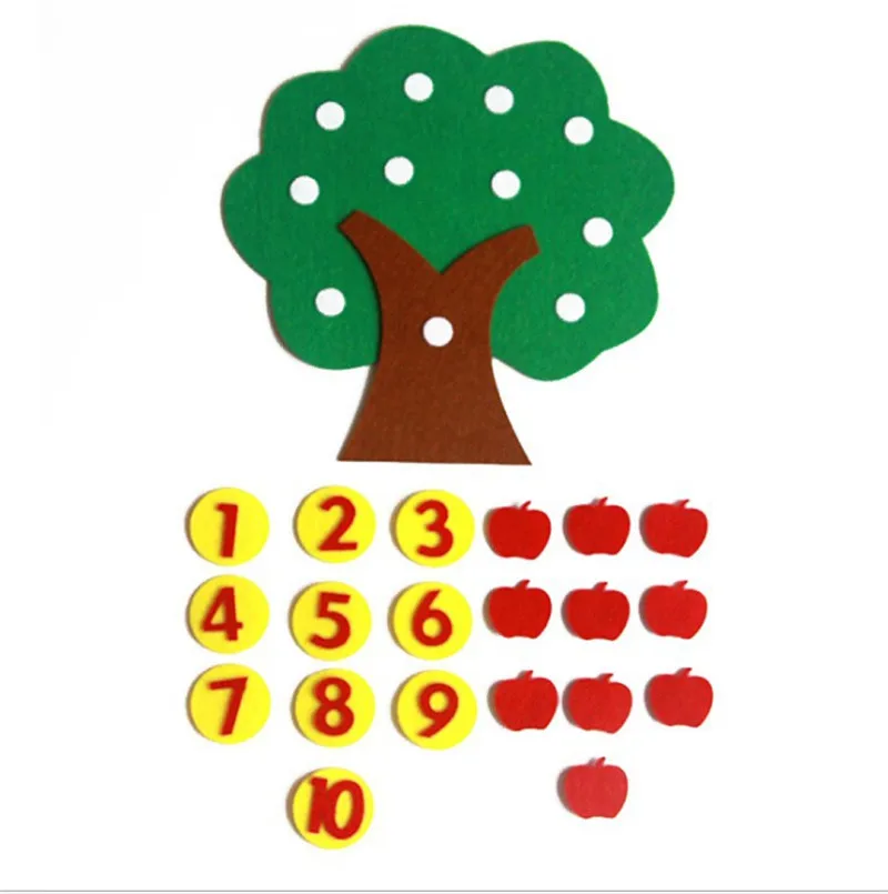 Войлочная ткань сделай сам Детская развивающая игрушка прочная цифровая