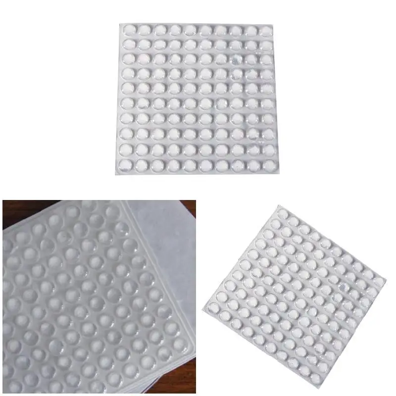 

Economical 100PCS Self Adhesive Rubber Feet Clear Semicircle Bumpers Door Buffer Pad ds99