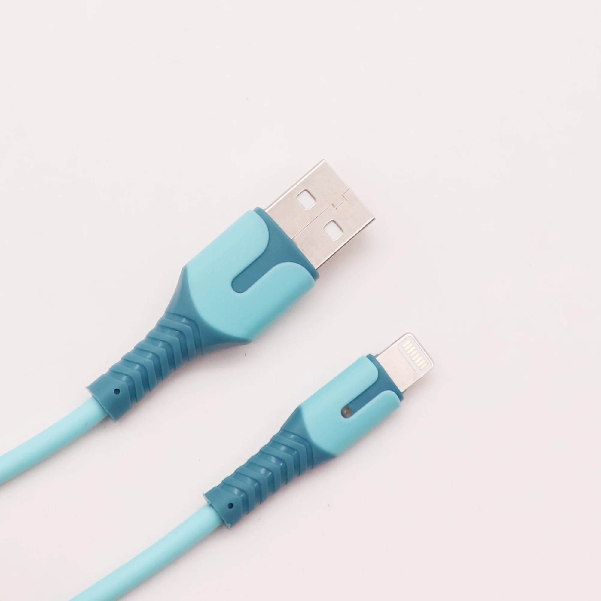 

USB Data Cable For iPhone 13 Mini 12 Pro Max X XR 11 XS 8 7 6s Liquid Silicone Charging Cable USB Data Cable Phone Charger Cable