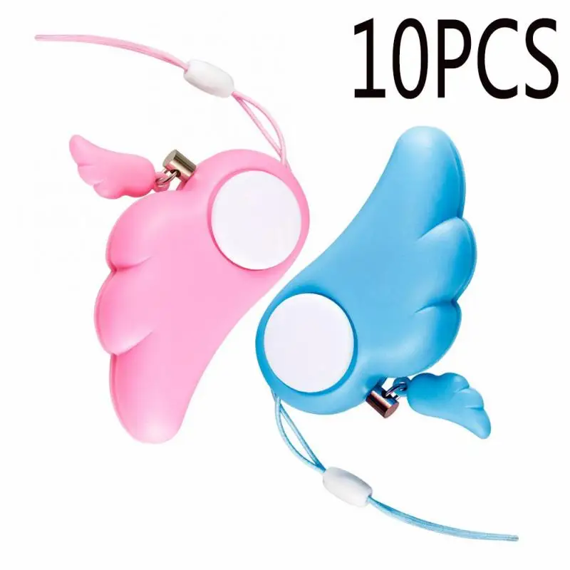 

10PCS Women Protection Alarm Anti-Attack Panic Safety Security Rape Alarm Mini Loud Alarm Personal Protection Self Defense Alarm