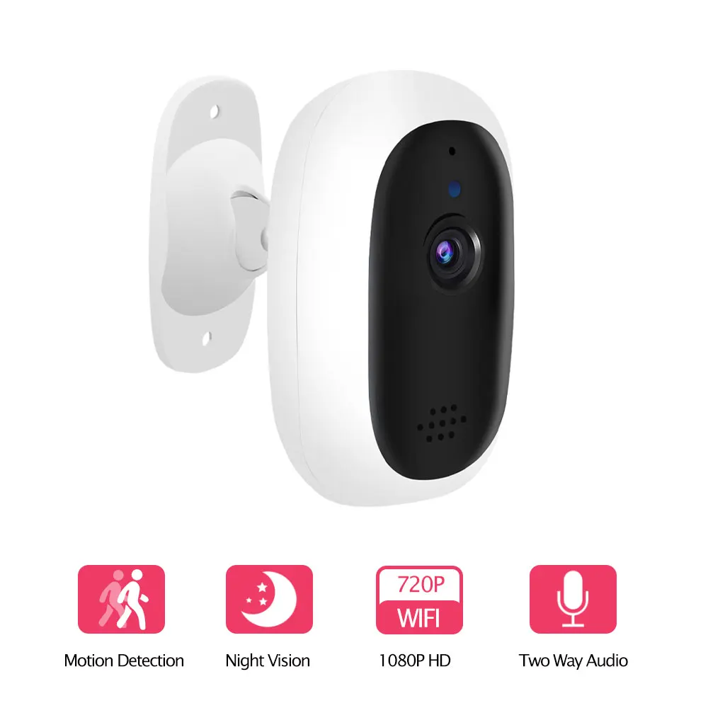 720P HD мини ip камера Wi Fi домашняя видеонаблюдения беспроводная для дома P2P