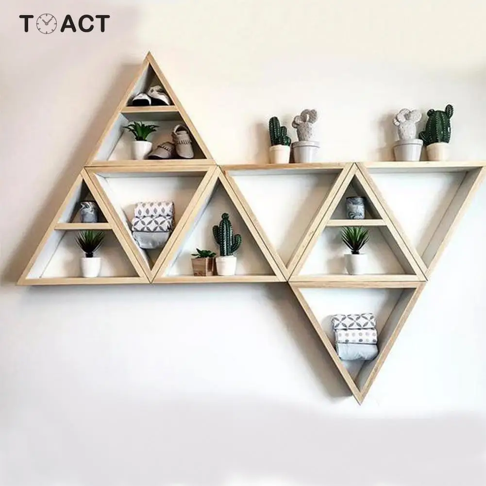 Ins Style натуральная деревянная полка для хранения без узелкового сосны ручная