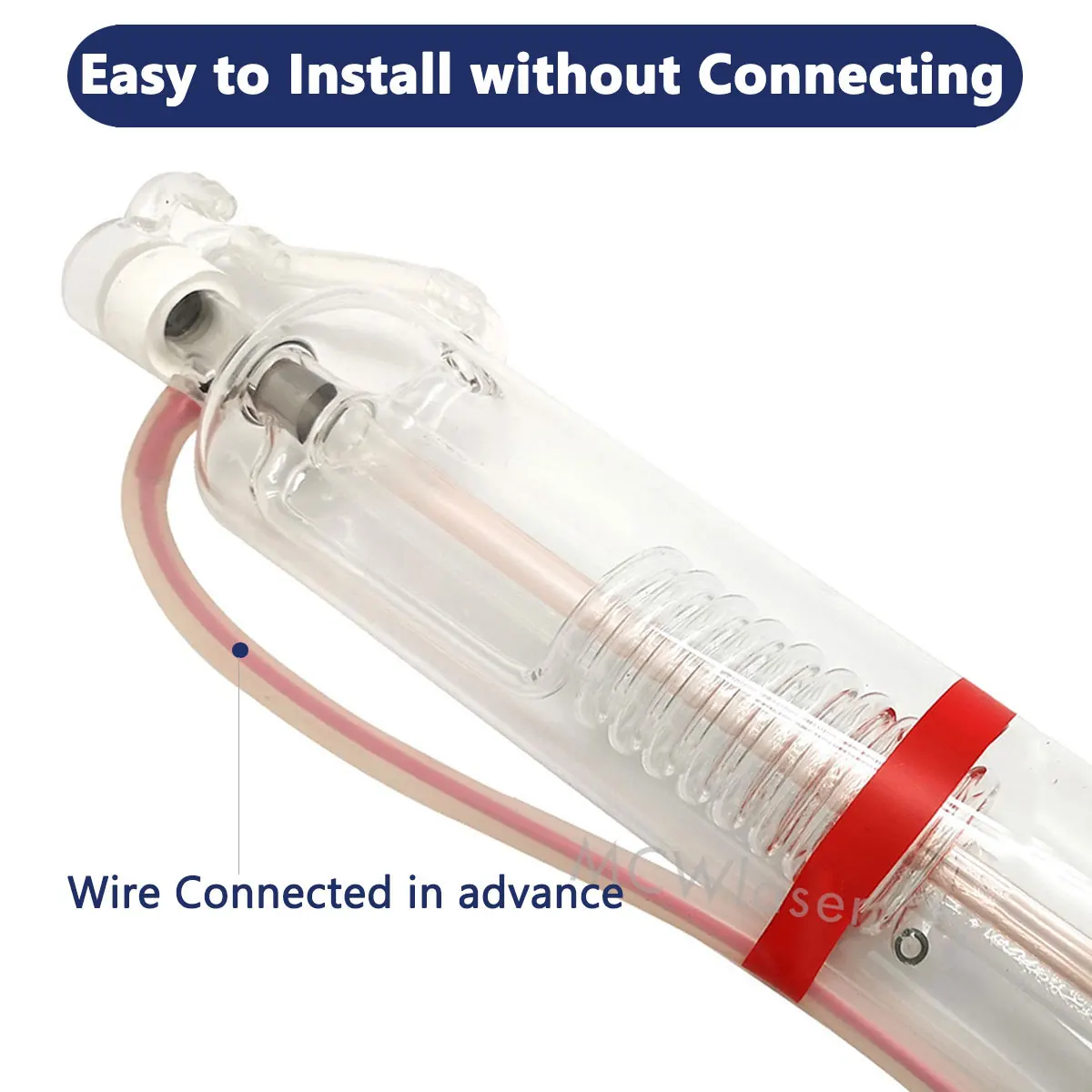 Лазерная трубка MCWlaser 60 Вт 80 CO2 для гравировального станка