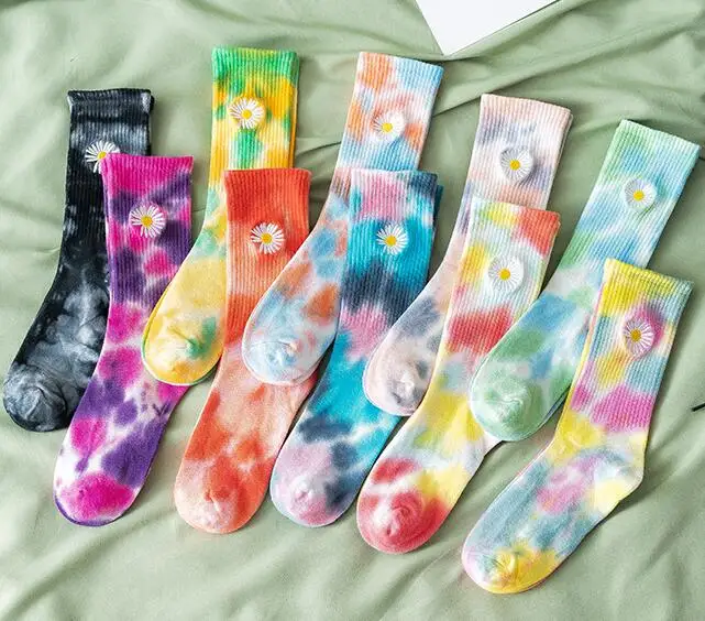 Цветные носки из толстой проволоки для мужчин и женщин скейтборда в стиле хип хоп