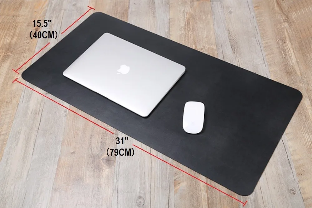 

Extended leather Mouse Pad Office Writing Desk Pad Computer leather Mat