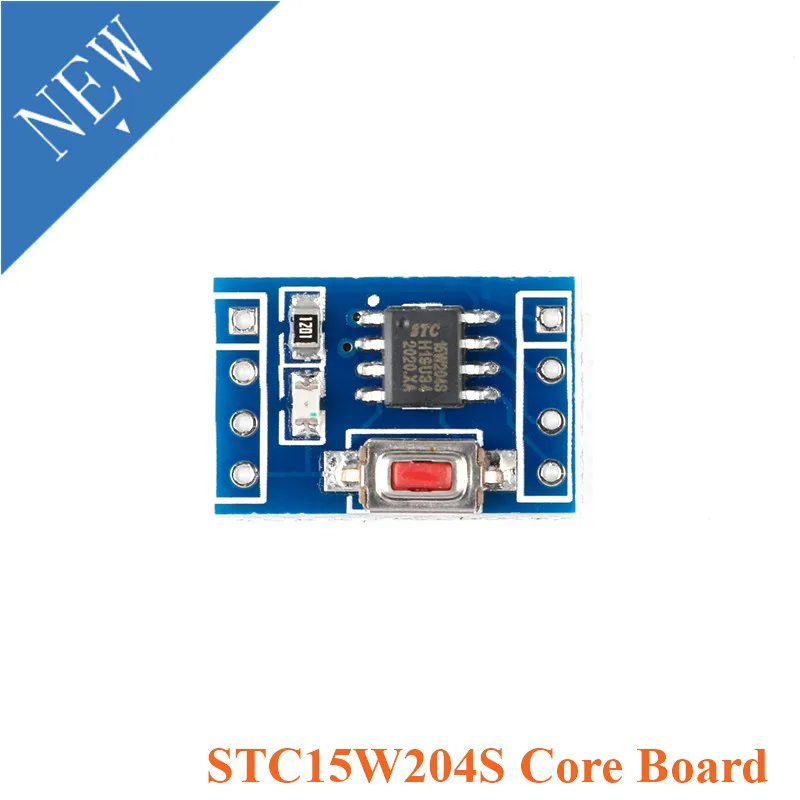 2шт STC15W204S 51 Core обучающая макетная плата модуль SCM микроконтроллер системная SOP8