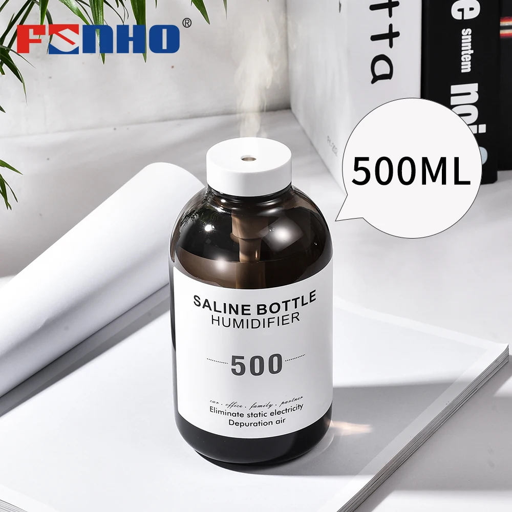 

FUNHO 500ml USB Mini Car Air Humidifier Electric Aroma Diffuser Essential Oil Aromatherapy Cool Mist Maker for Home Office